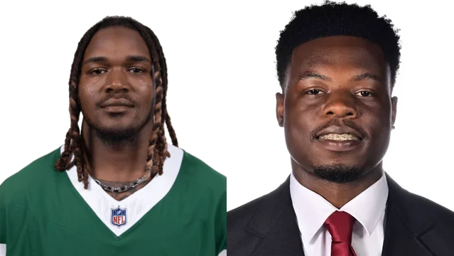 Jamien Sherwood and Dennis Palmer