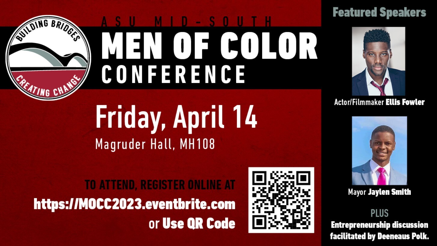 ASU Mid-South’s 5th Annual Men of Color Conference to be held April 14, 2023