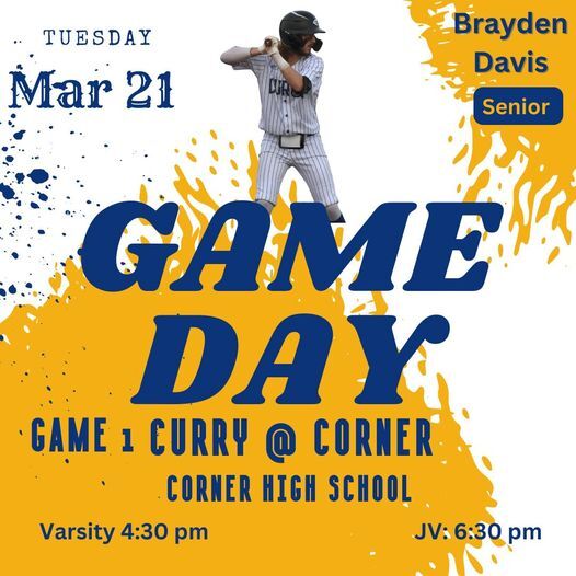 Curry HS Baseball: Game Day