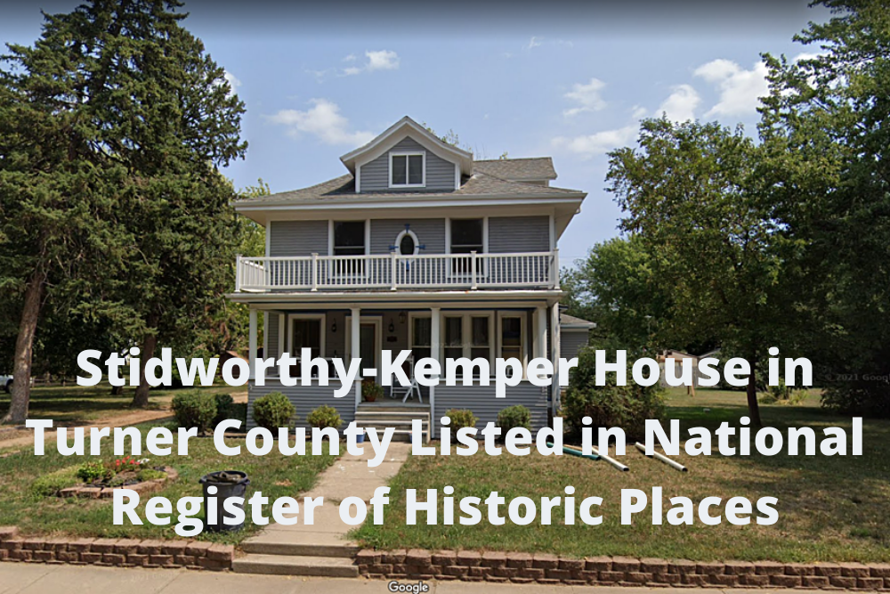 Stidworthy-Kemper House in Turner County Listed in National Register of Historic Places