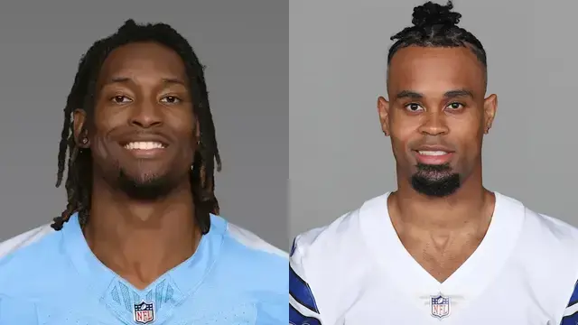 Jalyn Armour-Davis and Jalen Tolbert Jalyn Armour-Davis and Jalen Tolbert