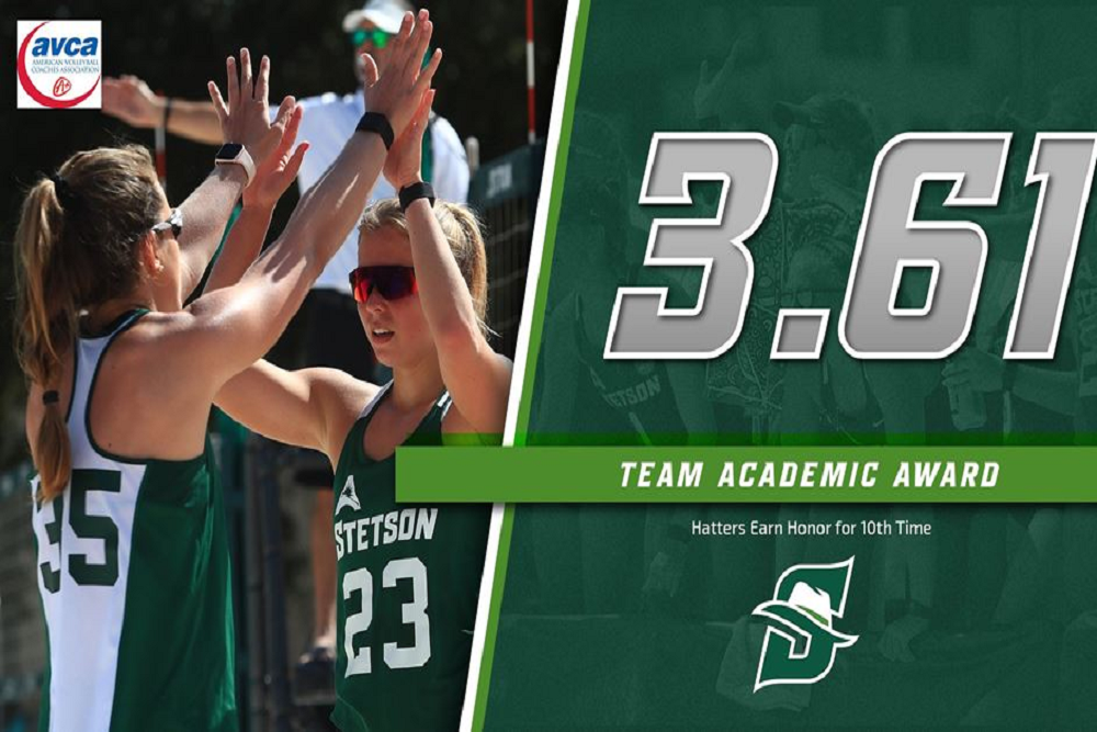 Beach Volleyball Earns USMC/AVCA Team Academic Award