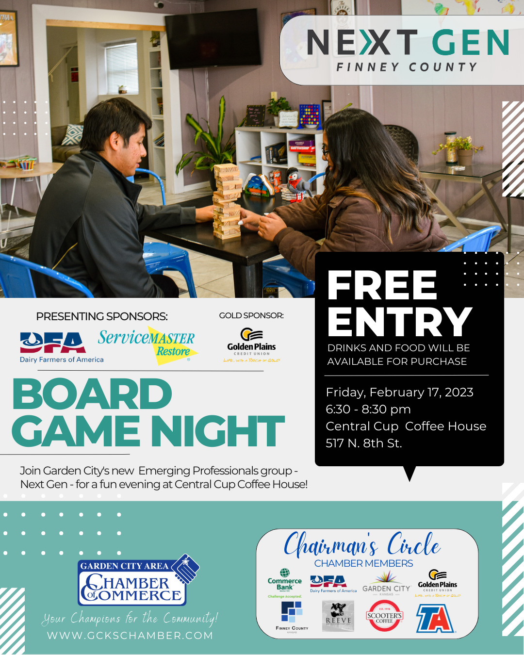 Next Gen Board Game Night on Feb 17