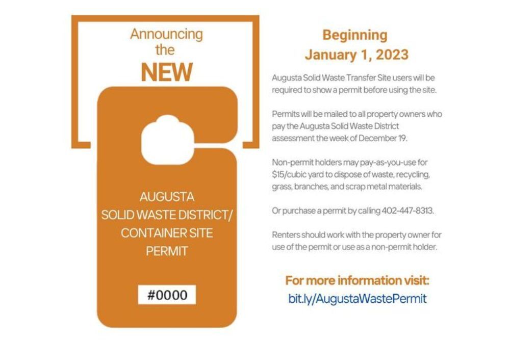 New Augusta Solid Waste District Permits Will Be Arriving in Your Mailbox Soon New Augusta Solid Waste District Permits Will Be Arriving in Your Mailbox Soon