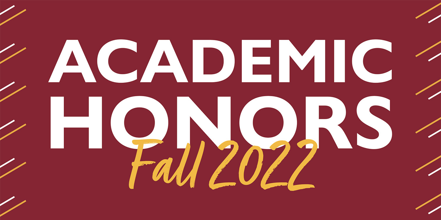 College Announces Fall 2022 Academic Honors