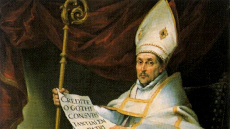 An image of St. Leander of Seville. An image of St. Leander of Seville.