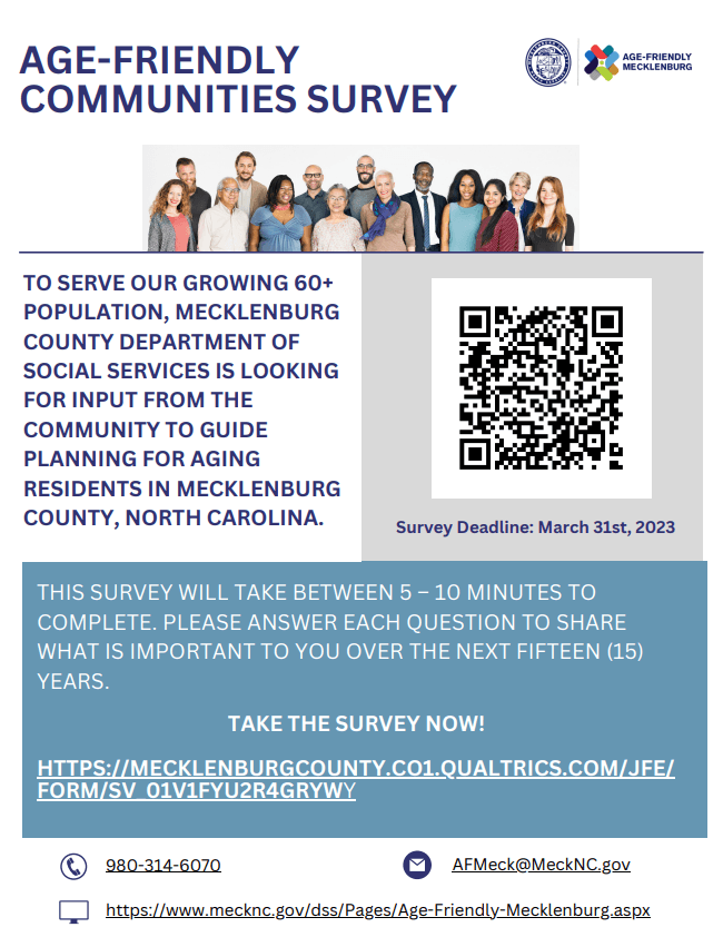 TOWN OF CORNELIUS: Age-Friendly Communities Survey