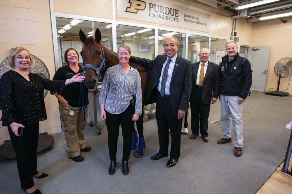 Named Equine Sports Medicine Center Fulfills Hopes of Alumnus