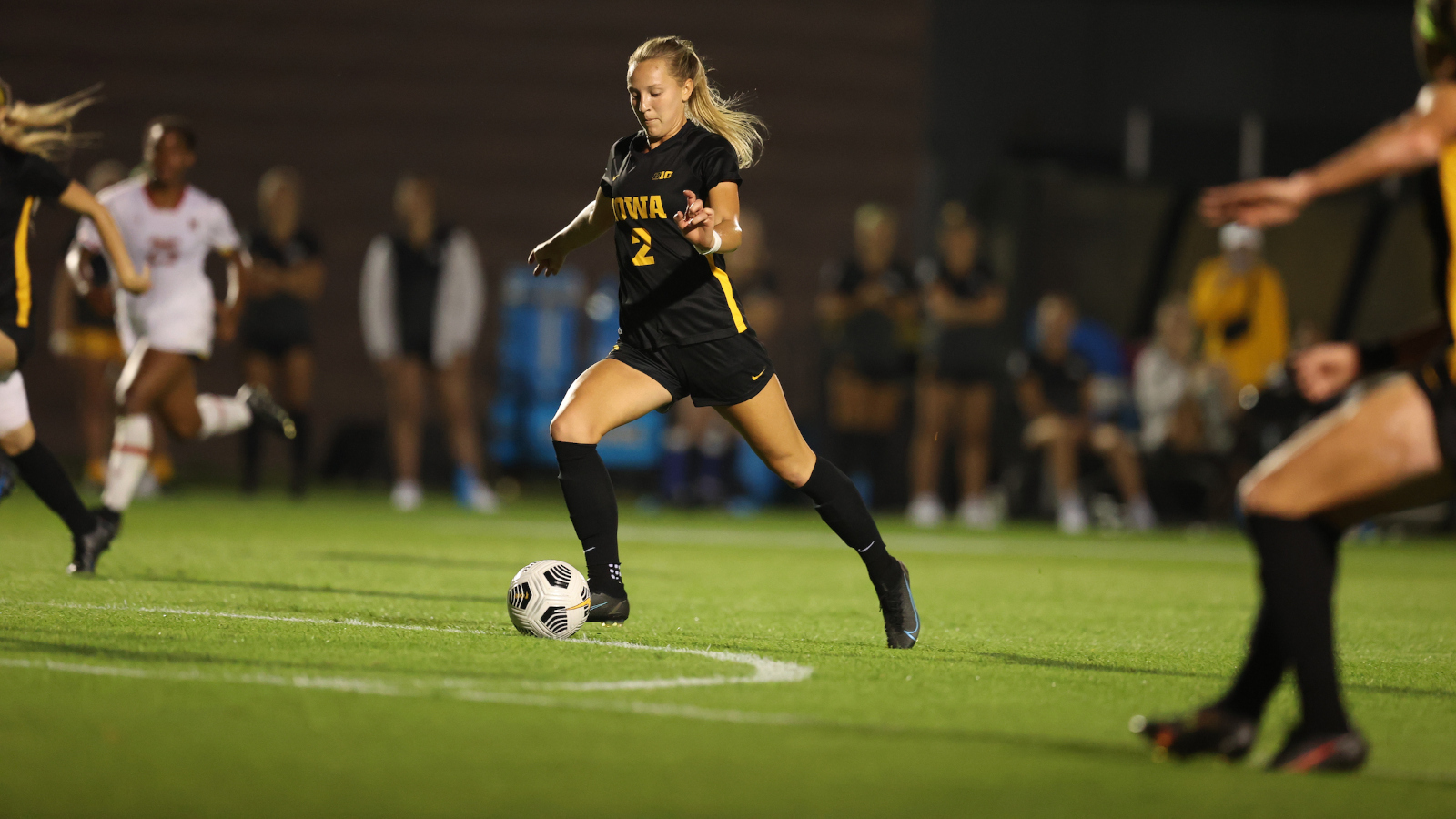 Senior Hailey Rydberg during a recent game agaisnt Maryland.