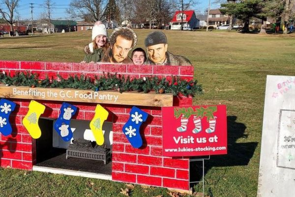 BCAVTS Graphic Design and Carpentry students helped create the Kevin and Wet Bandits cut-outs to accompany a display