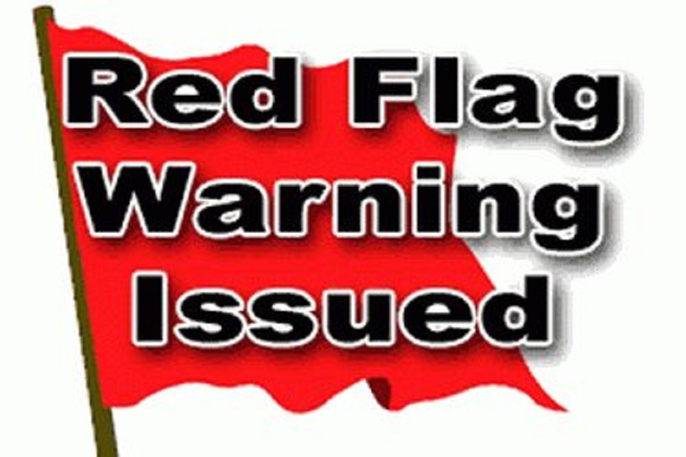Red Flag Warning Issued