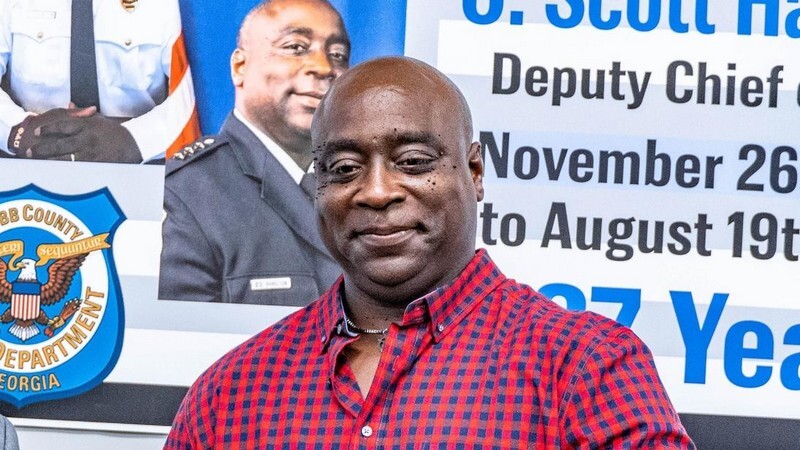 Austell PD swears in Hamilton as first Black police chief in Cobb County history