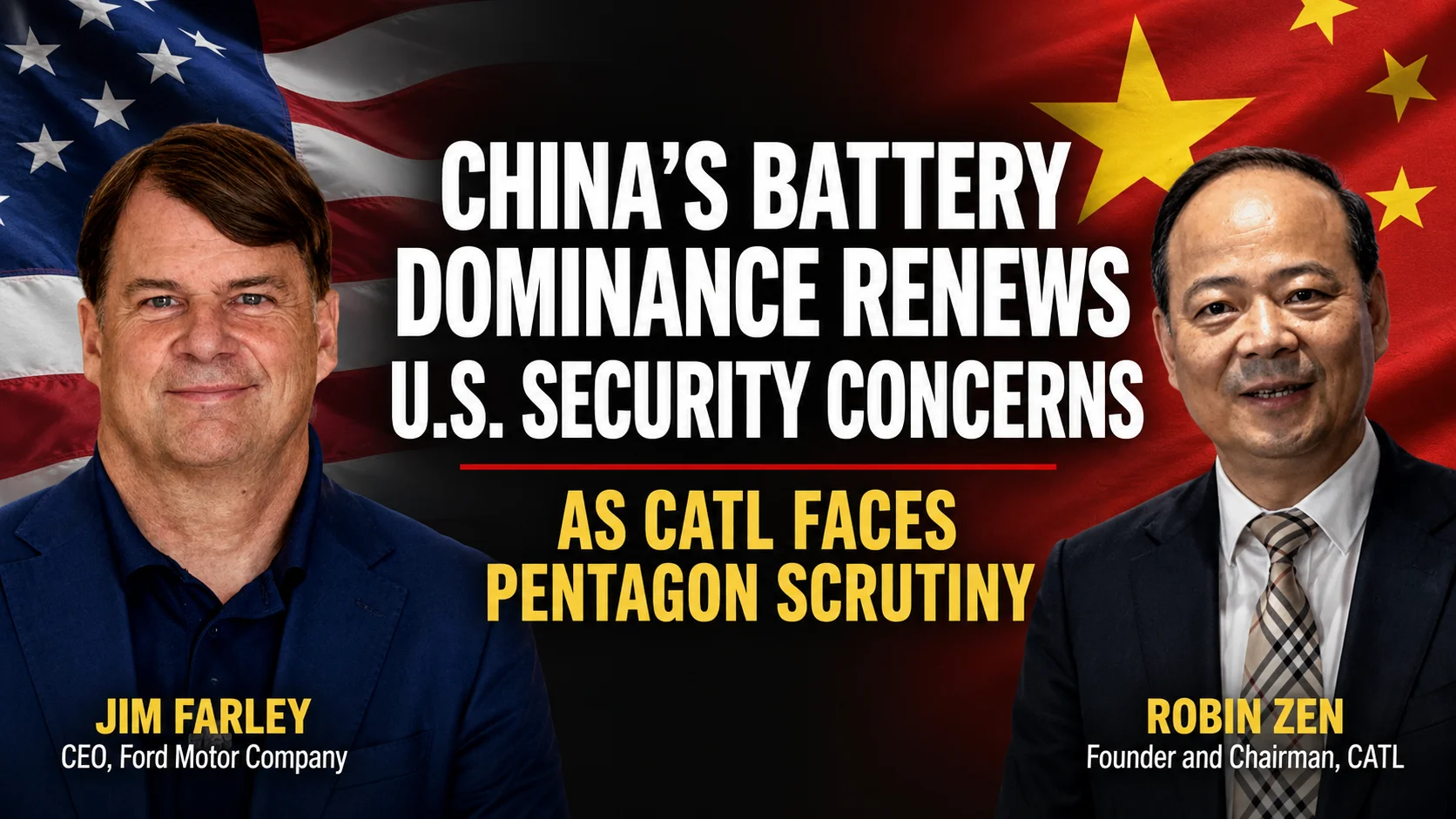 China’s EV battery dominance renews U.S. security concerns as CATL faces Pentagon scrutiny
