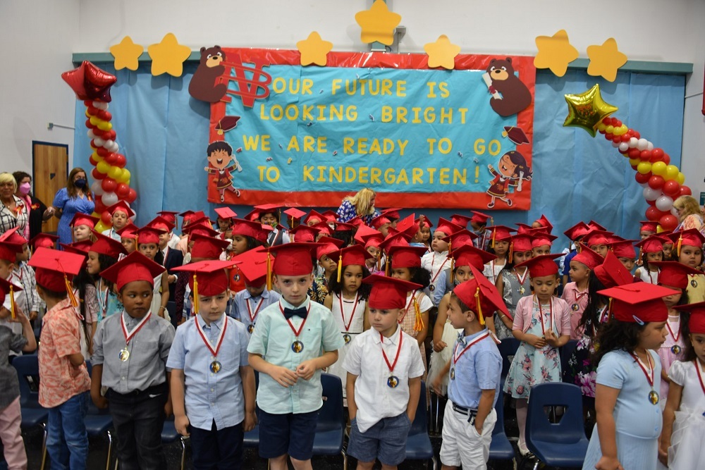 Graduation season is in full swing, and the pre-K students at Lincoln School Annex enjoyed their day in the spotlight