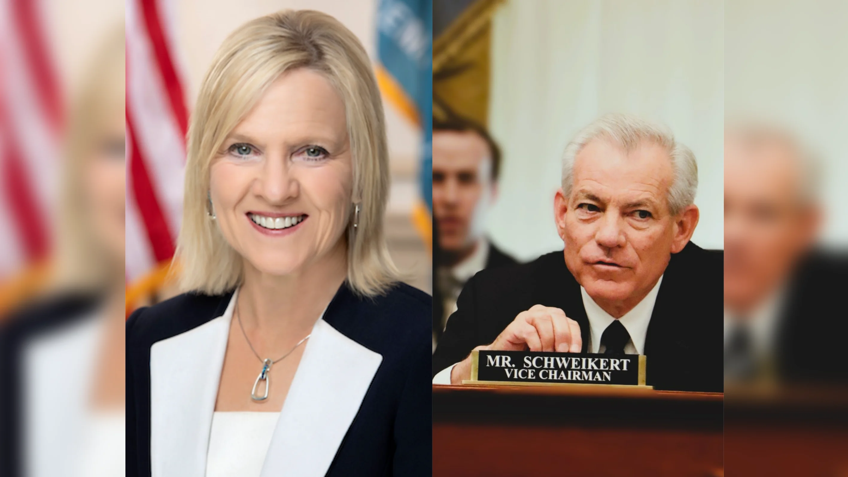 U.S. Representative JEC Chairman David Schweikert (right), and Delaware Governor Bethany A. Hall-Long (left) - Official website