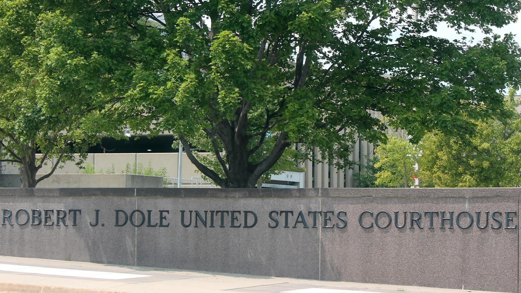 Robert J. Dole US Courthouse Sign