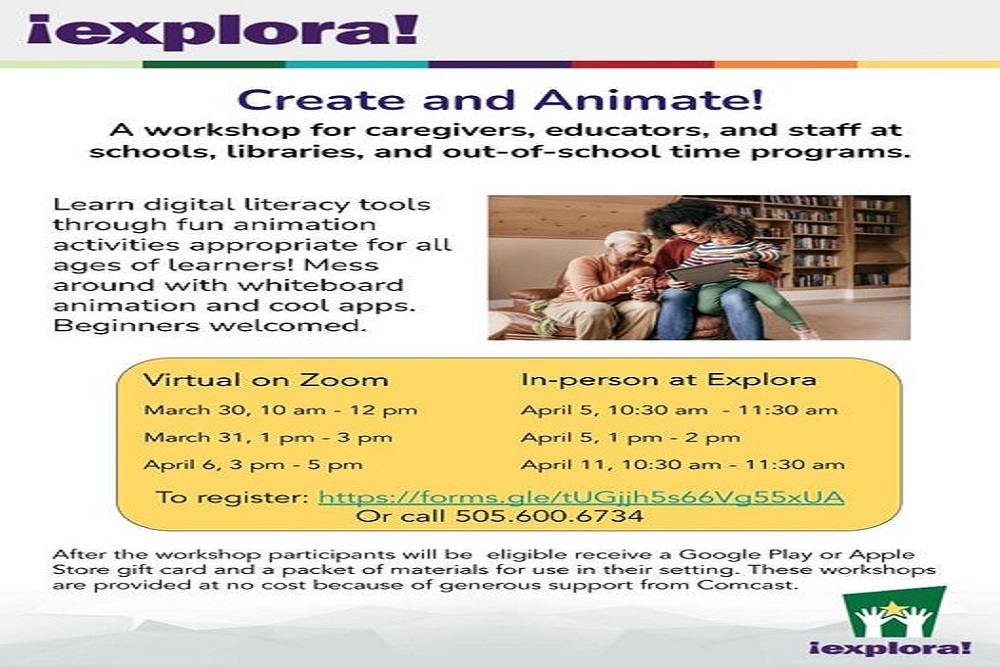 GACC Member Explora Is Hosting Fun Workshop for Educators GACC Member Explora Is Hosting Fun Workshop for Educators