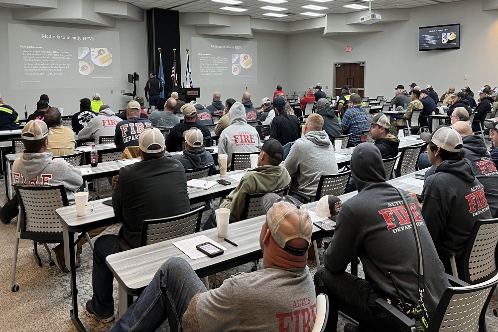 Southwest Technology Center hosted an Electric Vehicle Safety Training class