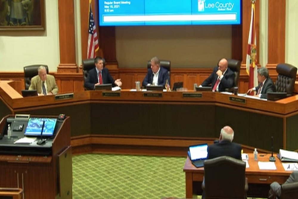 Lee County Commission Meeting on March 28