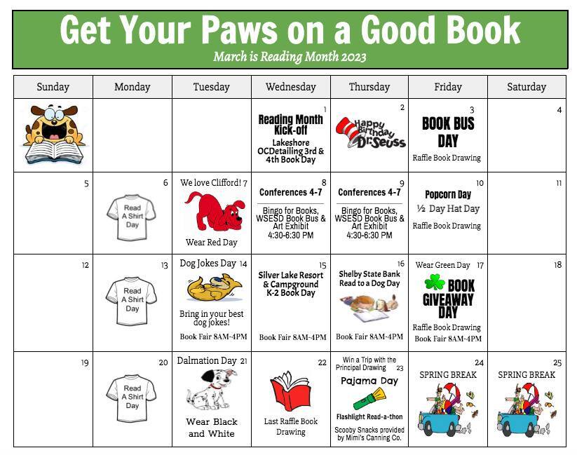 Reading Month Next Week