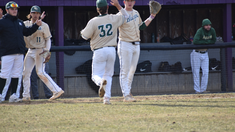 Baseball Sweep Conference Double Header Against Chargers