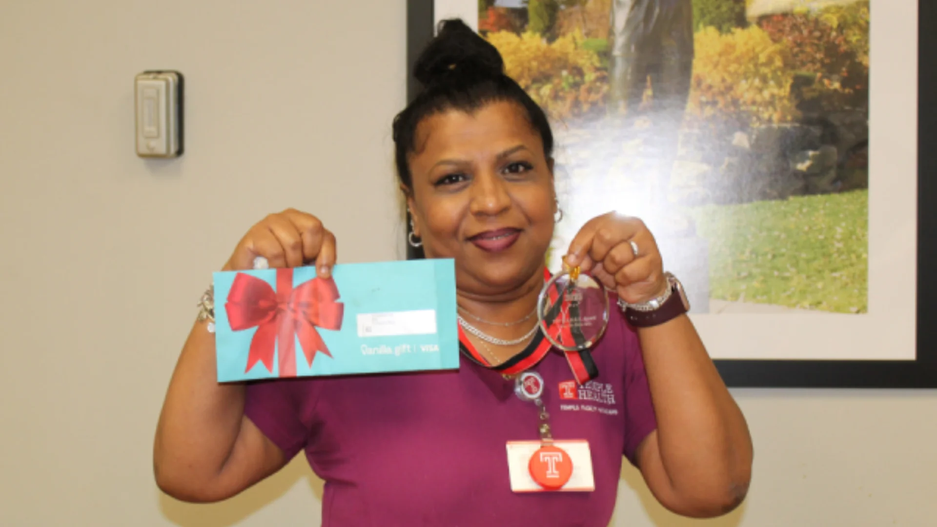 Temple Faculty Physicians recognizes two staff members for C.A.R.E.S. Award