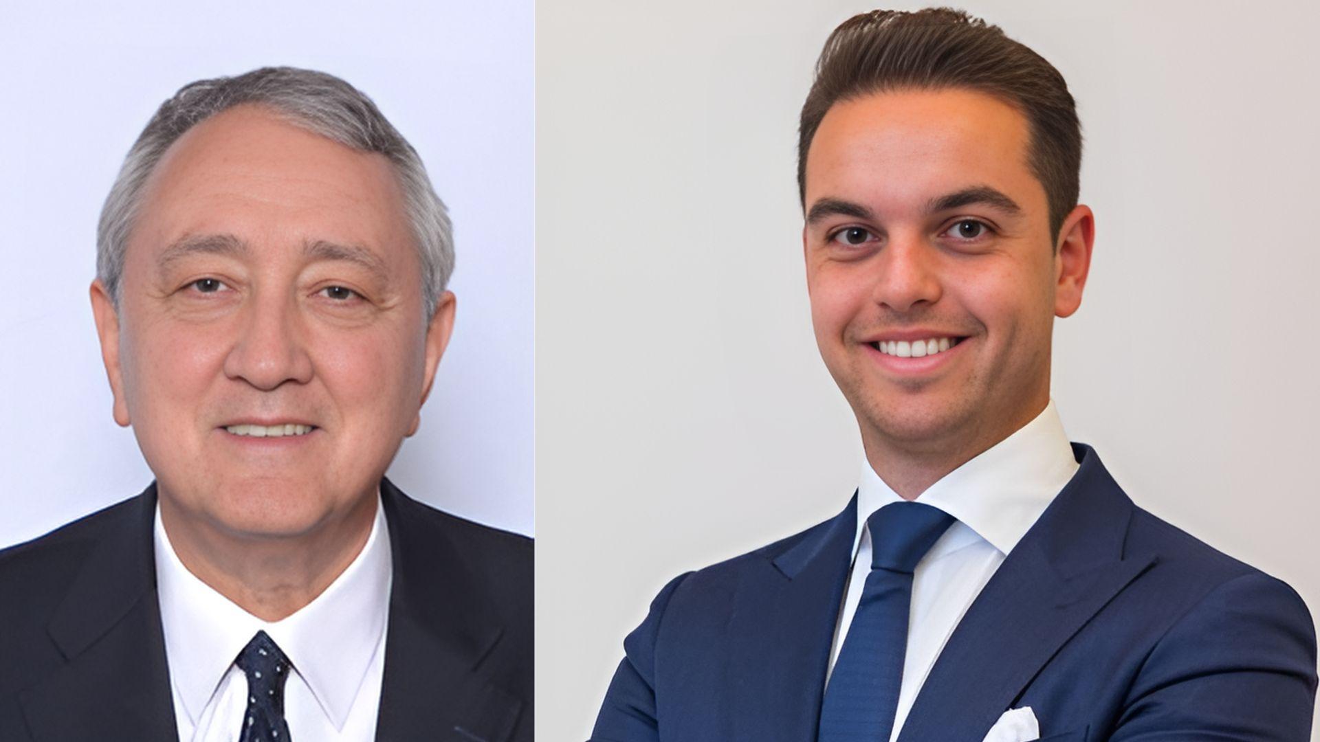 Paolo Barelli, Forza Italia (Left), Spencer Hakimian, Founder of Tolou Capital Management (Right)