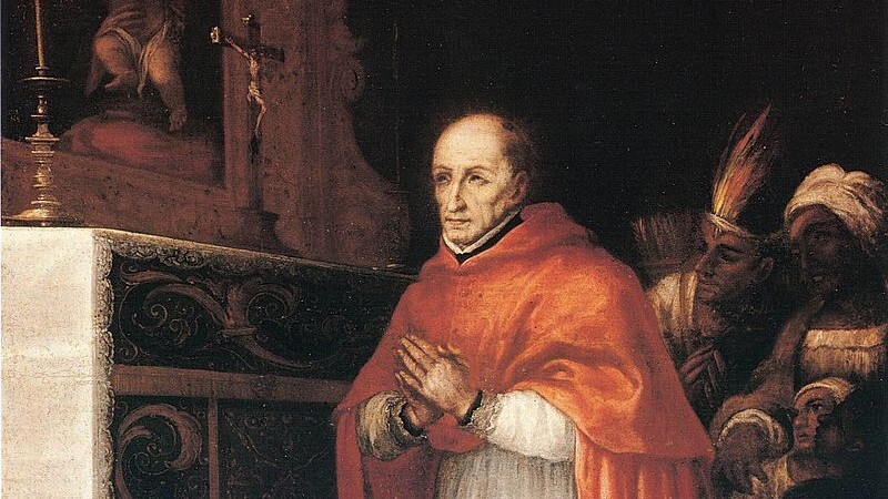 A painting of St. Turibius of Mogrovejo