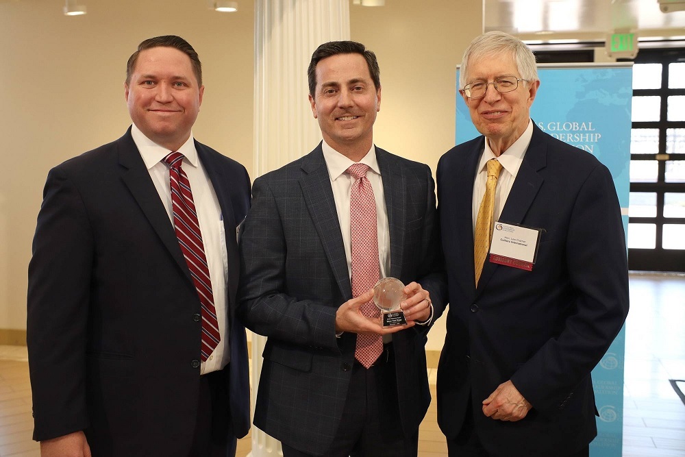 Mayor Trent Staggs Receives Global Statesman Award From U.S. Global Leadership Coalition