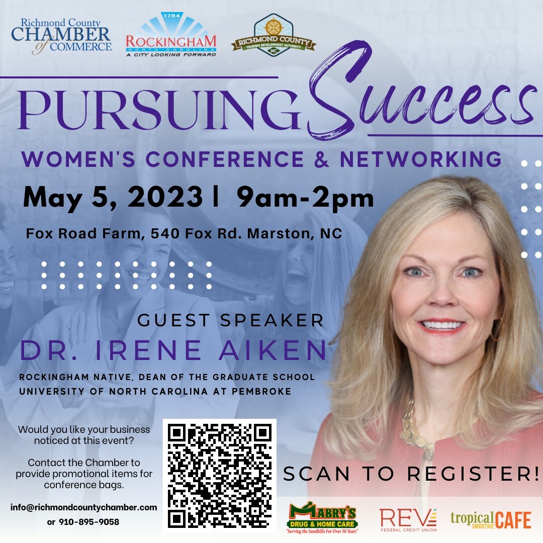 RICHMOND COUNTY CHAMBER OF COMMERCE: Pursuing Success Women’s Conference & Networking Event