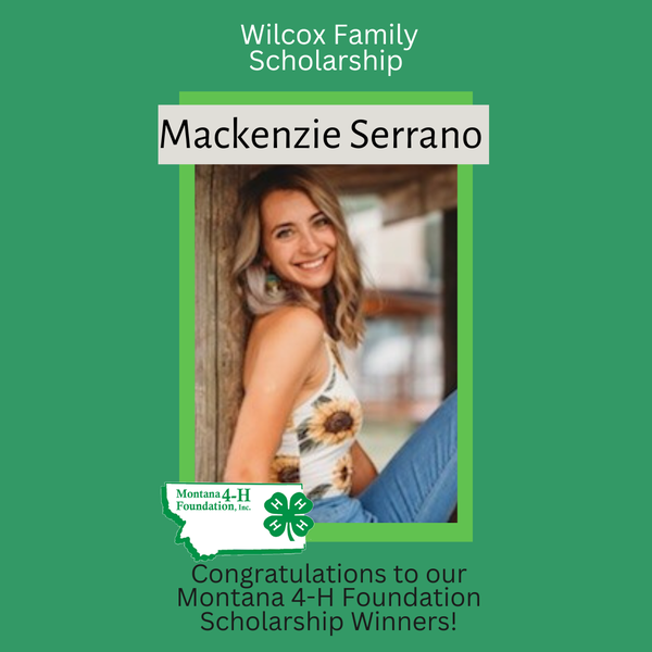 Congrats to the 2022 Montana 4-H Scholarship Recipients