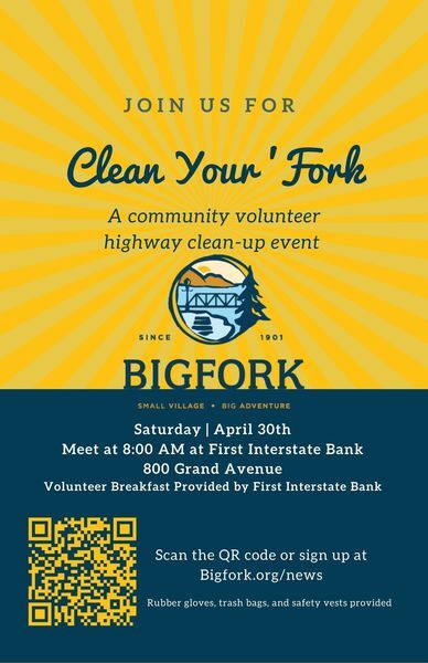 Bigfork Area Chamber of Commerce: Clean Your ‘Fork on April 29th Bigfork Area Chamber of Commerce: Clean Your ‘Fork on April 29th