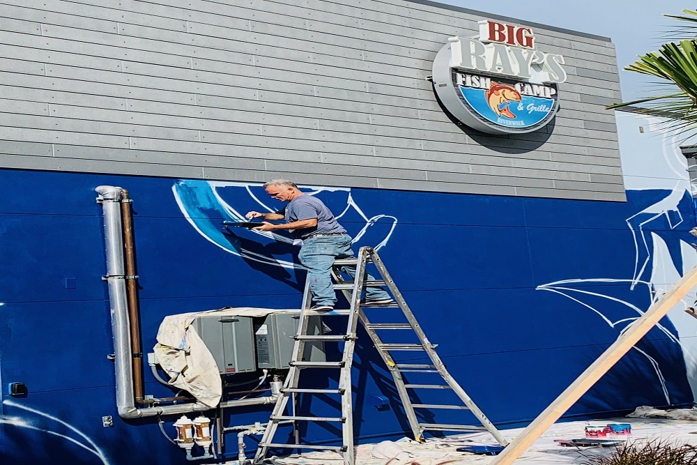Big Ray’s Fish Camp Undergoing Artistic Transformation