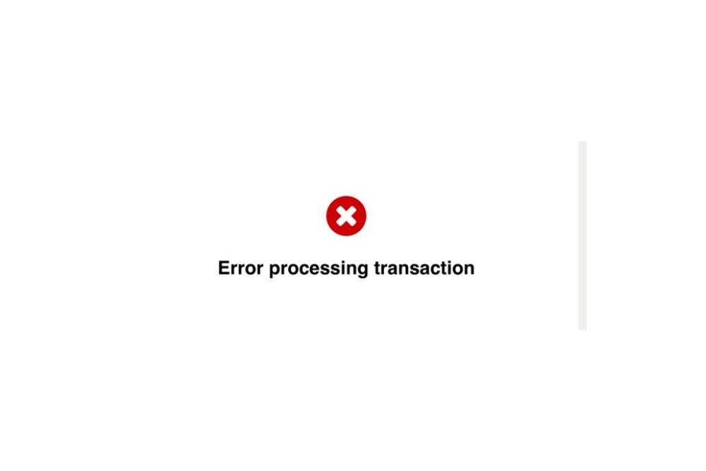 Registration payment error