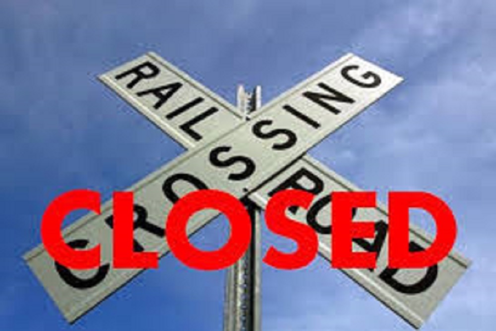 TOWN OF SELMA: Railroad Crossing Closures Expected