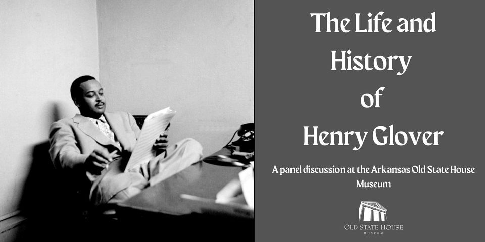 The life and history of Henry Glover Panel Discussion to be held Feb. 19, 2023 The life and history of Henry Glover Panel Discussion to be held Feb. 19, 2023