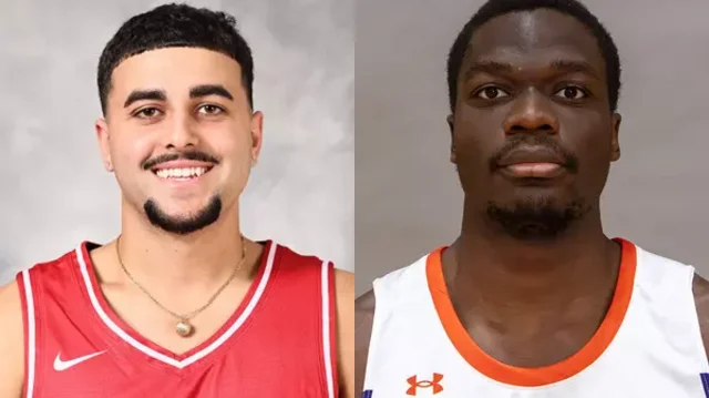 Which former Staten Island Reporter area high school standouts will be in action on Saturday, Feb. 22?