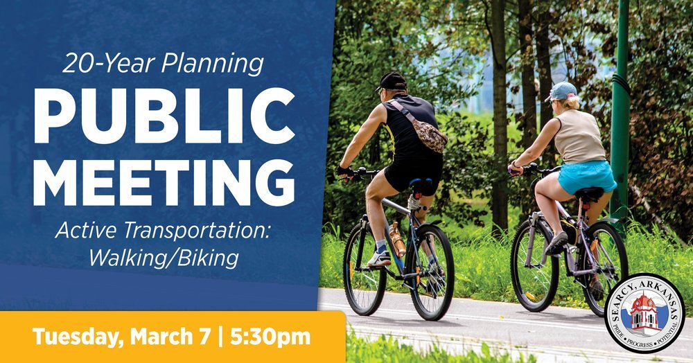 20-Year Planning Public Meeting: Active Transportation to be held March 7, 2023