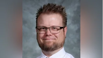 Ben Ruetten, band teacher at Berlin High School