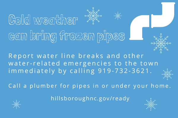 TOWN OF HILLSBOROUGH: Protect Your Pipes in Winter
