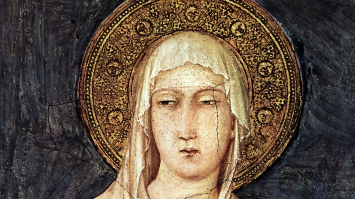 Painting of St. Clare; circa 1324 Painting of St. Clare; circa 1324
