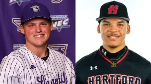 Which former Hartford Reporter area high school standouts will be in action on Saturday, April 26?