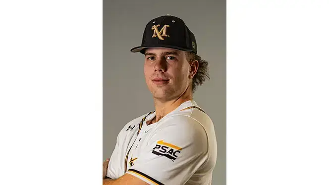 Former Christopher Dock Mennonite High School standout Nate Lapp played on Friday, May 16 in hopes of reaching the NCAA Division II Baseball Championship