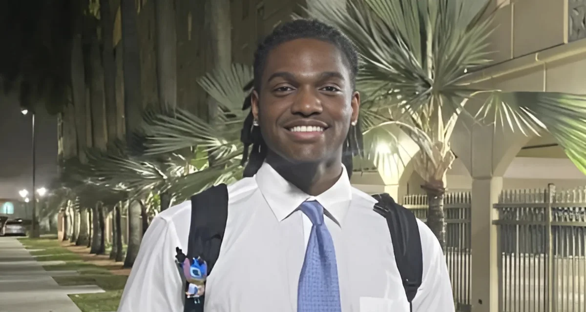 Mark-Anthony Delva, Senior at Florida International University