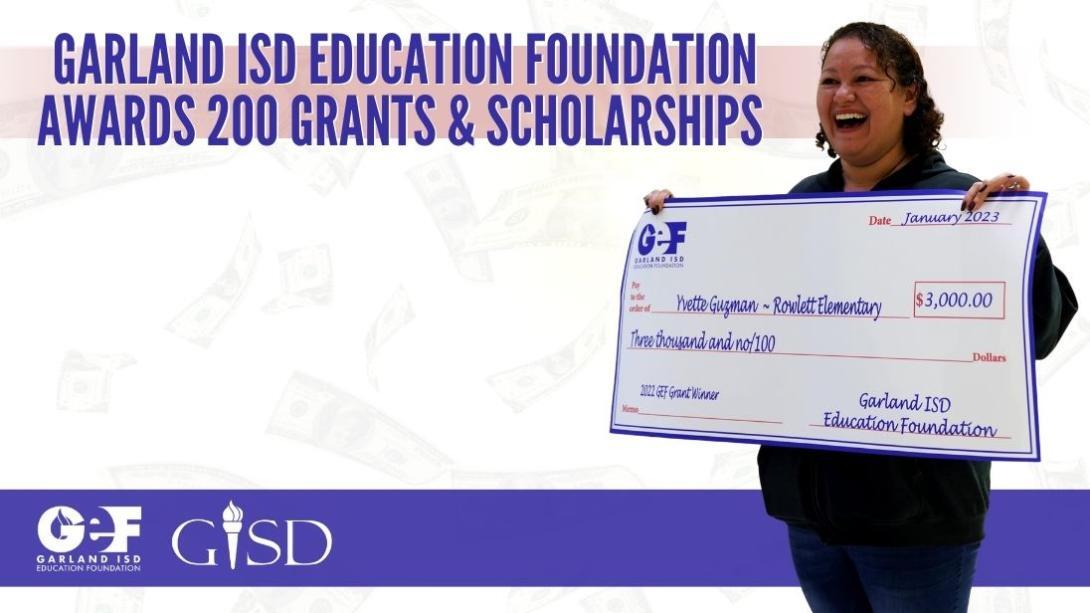 Garland ISD Education Foundation Awards 200 Grants and Scholarships Totaling 0,063