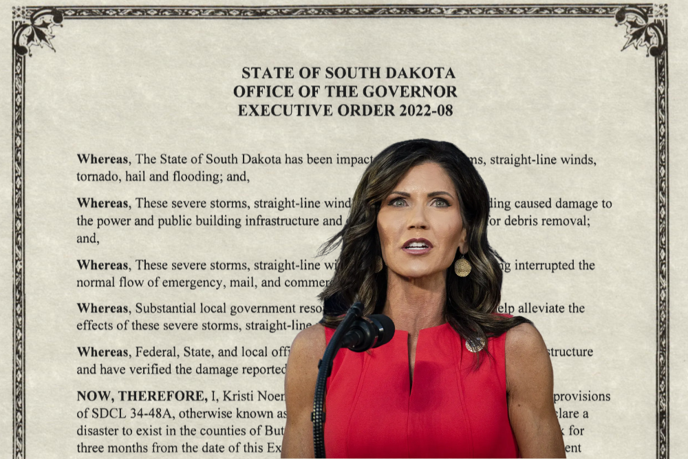 Gov. Noem Requests Presidential Disaster Declaration for June 11-14 Storm Damage Gov. Noem Requests Presidential Disaster Declaration for June 11-14 Storm Damage