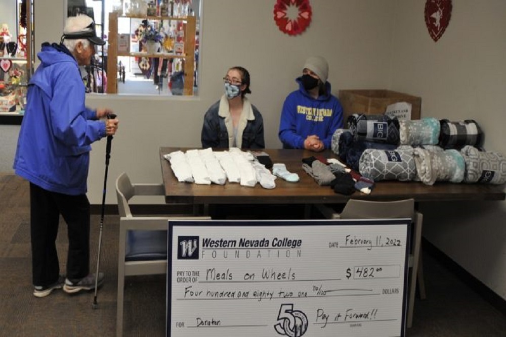 Club’s Donations Welcomed at Senior Center