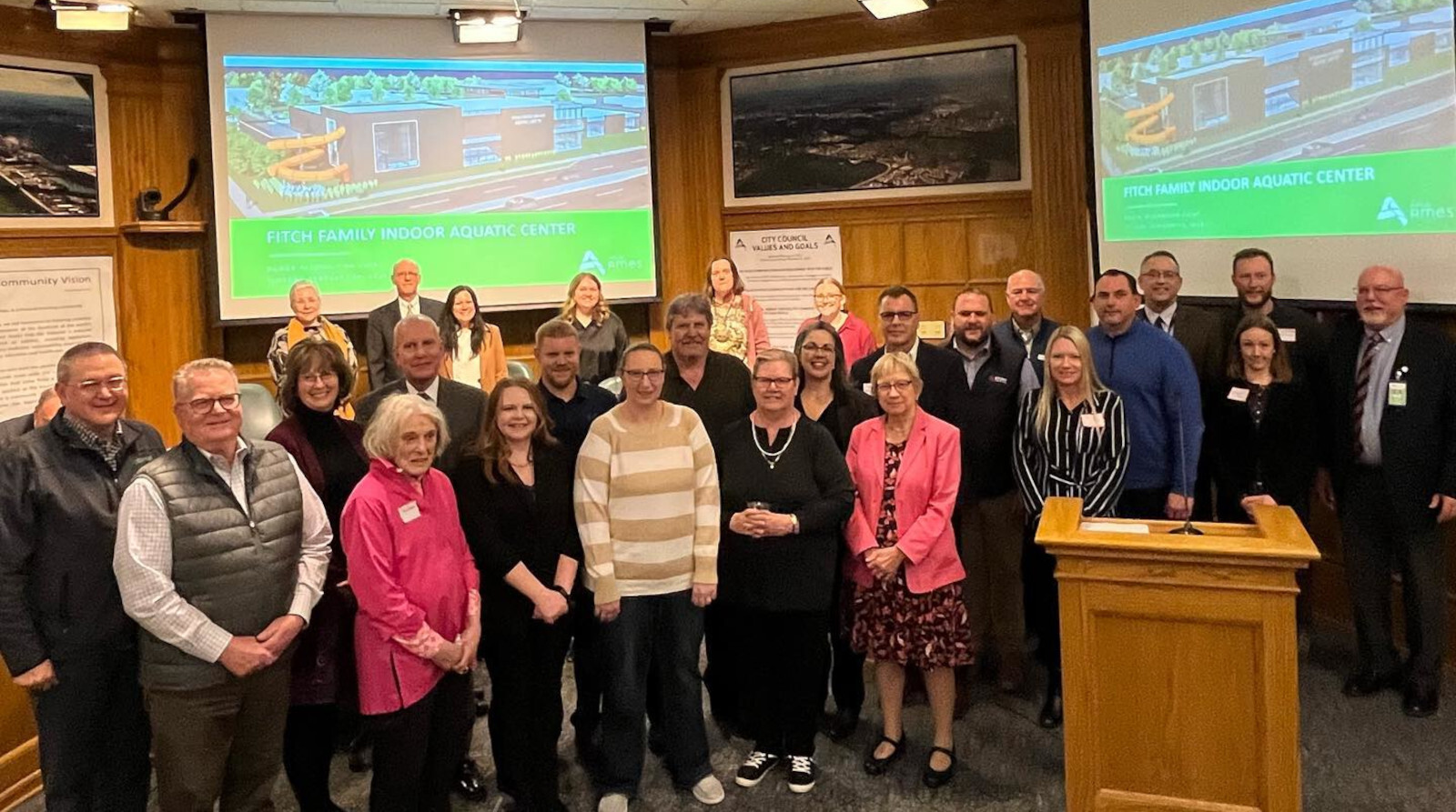 ‘We’re about .6 million over what our construction budget,’ says Abraham of indoor aquatic center ‘We’re about .6 million over what our construction budget,’ says Abraham of indoor aquatic center