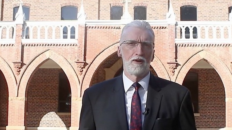 Dr. Bill Thierfelder, president of Belmont Abbey College in Belmont, N.C., announced that he has been in quarantine since a family member recently tested positive for the coronavirus.