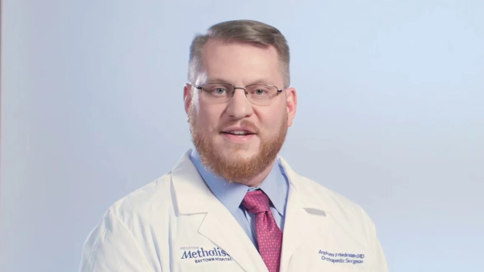 Dr. Andrew Friedmann, an orthopedic surgeon at Houston Methodist